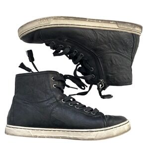 UGG Australia  Blaney Sneakers Black Leather High Top Sneakers Size 8.5